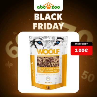 Woolf Soft Chicken with Cod Sandwich 100 g