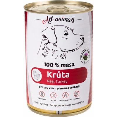 All Animals DOG Morčacie mleté 400 g
