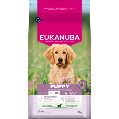 Eukanuba Puppy Large jehněčí 3 kg