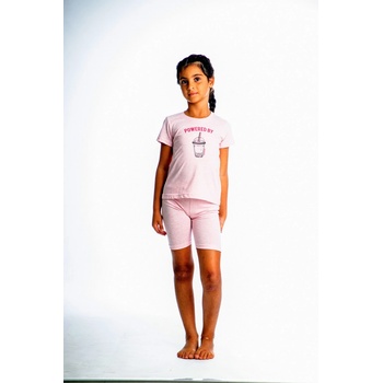 Joyce dívčí pyžamo Powered By růžová