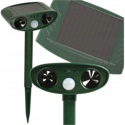 HomePro Ultrazvukový odpudzovač solárny multifunkčný zelený 4063