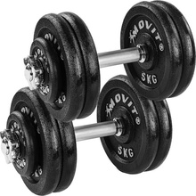 MOVIT sada liatinových činiek - 2 x 25 kg