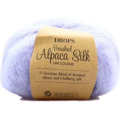 Drops Brushed Alpaca Silk UNI 17 světlá levandulová