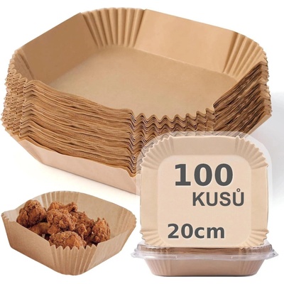 Papír na pečení FORMIČKY PRO AIR FRYER SET 100 KS 20CM VLOŽKY PODNOSKY