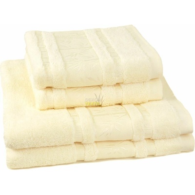 Forbyt ručník bambus line krémová 70 x 140 cm