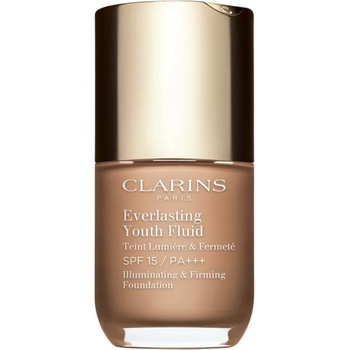 Image 1 of Clarins Everlasting Youth Fluid Foundation озаряващ фон дьо тен SPF 15 цвят 112 Amber 30ml