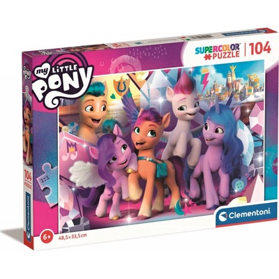 CLEMENTONI My Little Pony: Nerozlučné kamarádky 104 dílků