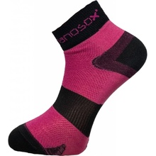 Nanosox SPORT CYCLON ponožky čierna a ružová