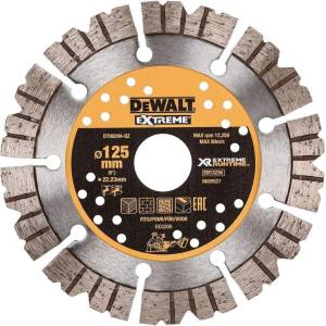 DEWALT - Диамантен режещ диск за твърди материали 125х22, 2 мм DT90294 (DT90294)