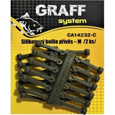 Graff Silikonový boilie přívěs M Hnědý 2ks