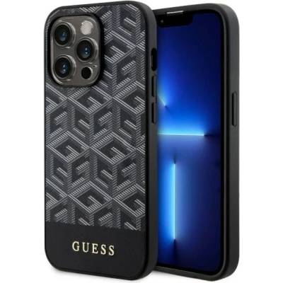 GUESS iPhone 14 Pro 6.1" black hardcase GCube Stripes MagSafe (GUHMP14LHGCFSEK)