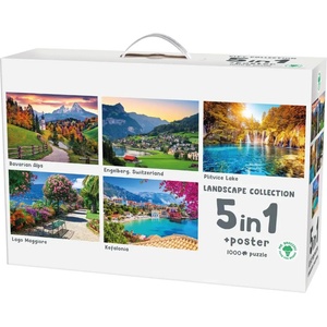 Mr. Broccoli - Puzzle 5v1 Landscape - 1 000 piese