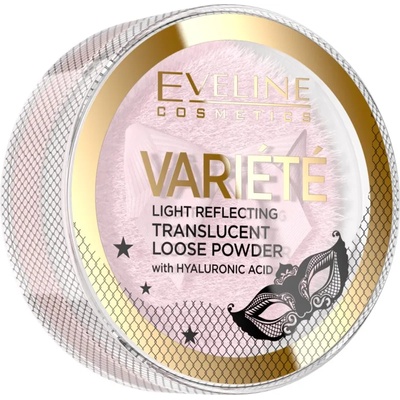Eveline Cosmetics Variété прозрачна насипна пудра с апликатор 6 гр