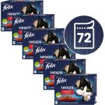 FELIX Капсули FELIX Fantastic вкусен избор с пиле, с говеждо, с заек, с агнешко 72 x 85 г
