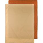 Meyco Baby Чаршаф за бебешка кошара Meyco Baby - 75 х 100 cm, 2 броя, Camel/Warm sand (443007) - baby