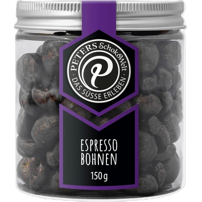 PETERS Espresso zrna v hořké čokoládě 150 g