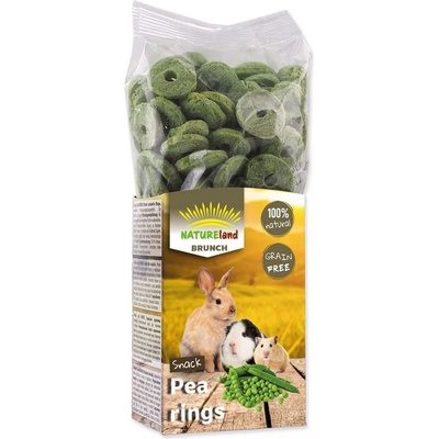 Nature Land Pochoutka Brunch hráškové kroužky 100 g