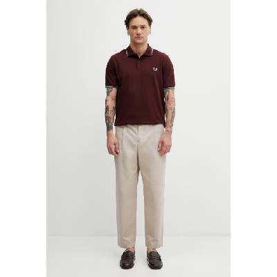 Fred Perry тениска с яка мъжка от памук (M3600.08B)