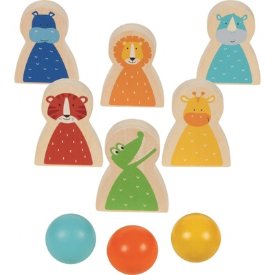 Goki Kuželky Divoká zvířátka