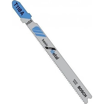 Bosch Нож за зеге Bosch с T-захват за тънка ламарина 67/92 мм, 23-17 TPI, праволинейно, T 118 A-2 608 631 964