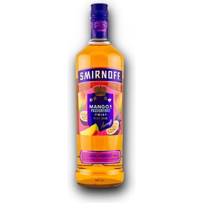 Smirnoff Mango & Passionfruit Twist 35% 1 l (čistá fľaša)