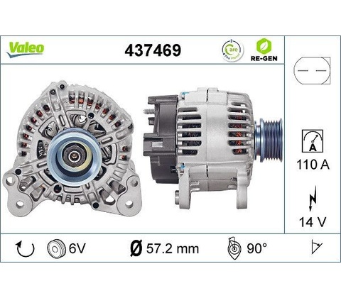 Generátor VALEO 437469