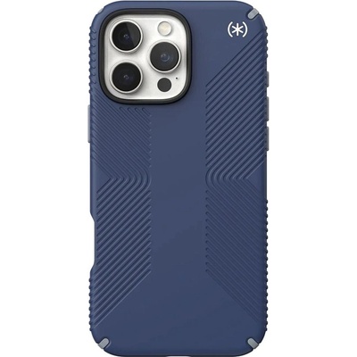 Speck Екстремен Калъф за iPhone 16 Pro Max, Speck Presidio 2 Grip Case, Син (840168543724)