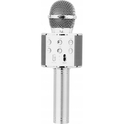 Izoxis 22188 Karaoke bluetooth mikrofón strieborná