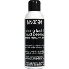 BingoSpa Mud intenzivní peeling na obličej s minerály z Mrtvého moře Glycolic Acid, Lactic Acid and Alpha Hydroxy Acid - AHA 100 g