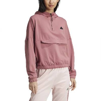 Поларена блуза Adidas City Escape Fleece sweatshirt - Pink (Preloved Crimson)