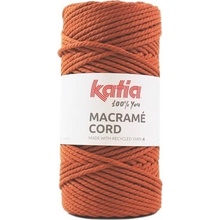 MACRAME CORD 4mm Katia Farby MACRAME CORD: 110 oranžovo hrdzavá