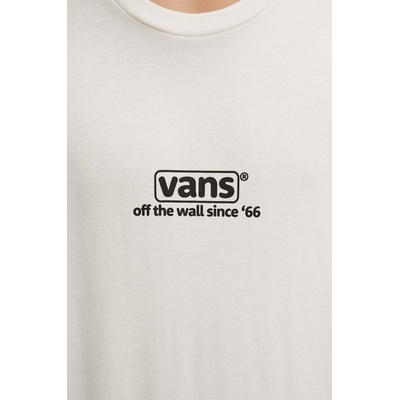 Vans Памучна тениска Vans в бежово с принт VN000HFFFS81 (VN000HFFFS81)