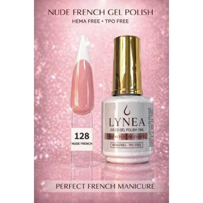 128 LNS Nude French Gellac 15ML – Perfektný French základ