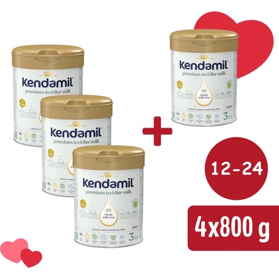 Kendamil 4 Premium HMO+ 3 x 800 g – Zboží Dáma