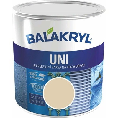 Barvy a laky Hostivař akryl Uni mat 0615 0,7kg slonová kost