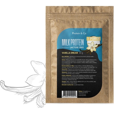 Protein & Co. MILK protein bezlaktózový protein 30 g