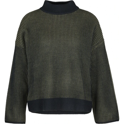 Stoic Дамски вълнен пуловер Stoic Women's Heavy MerinoKnit MMXX. Laisdalen Sweater Merino jumper - Black / Olive Green - размер XS (105-6623-0211)