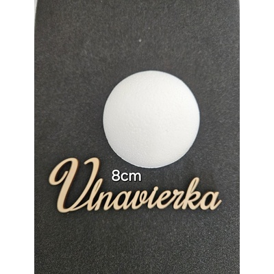 Polystyrénová guľa biela 8cm