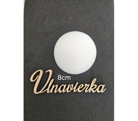 Polystyrénová guľa biela 8cm