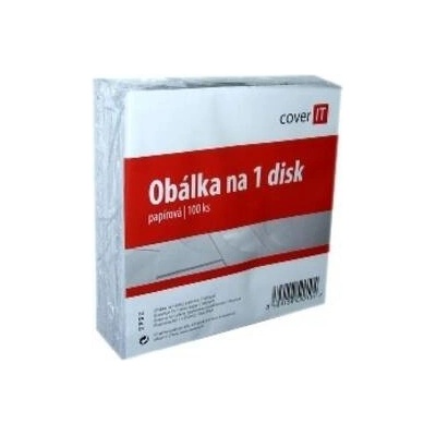 COVER IT obálka papírová s klipem 10ks Obal na CD, DVD, obálka papírová, s klipem, bílý, 10ks 12813 – Zboží Živě