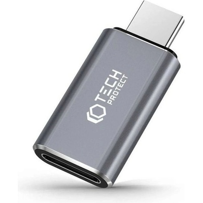 Tech-Protect Адаптер Tech-Protect Ultraboost THP2409, от USB C(м) към Lightning(ж), сребрист (THP2409)