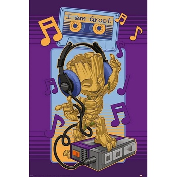 Pyramid International Plagát Guardians of the Galaxy - Groot Cassette