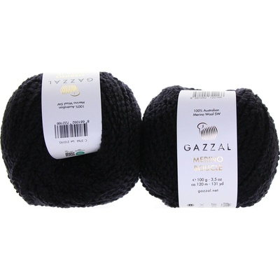 Gazzal Merino Boucle 3766 černá