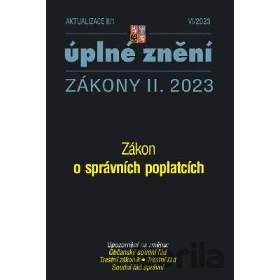 Aktualizace II/1 - Zákon o správních poplatích - Poradce s.r.o.