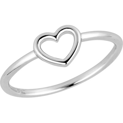Pavona Stříbrný prsten srdíčko 65017