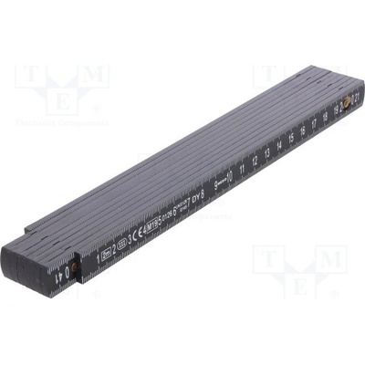 MEDID 2012 Skládací metr Dl 2m černá