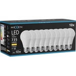Mexen Nova 10x LED крушка E27, A60, 7W, Топла - 3000K, 735 lm - L100-E27-0730-01x10 (L100-E27-0730-01x10)