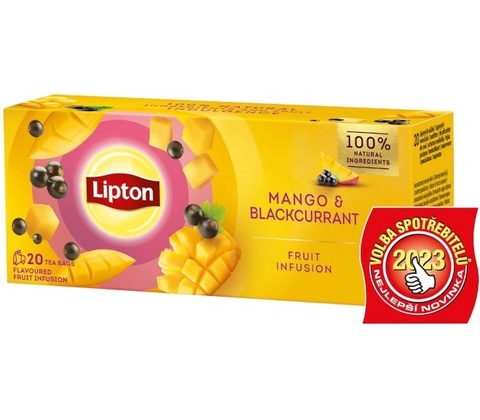Lipton Mango with Blackcurrant 20 sáčkov