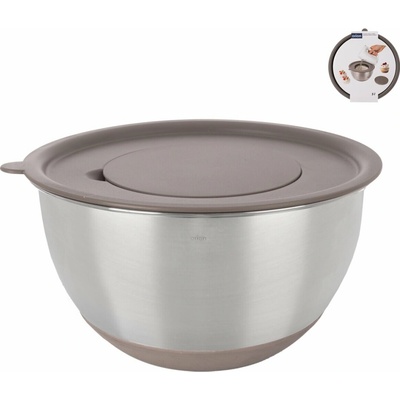 Orion Šlehací mísa s víkem BEIGE 25,7 cm