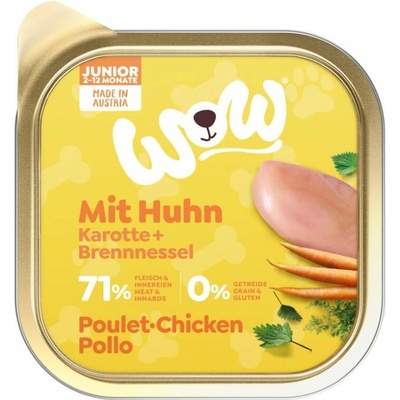 WOW Junior kura s mrkvou 150g